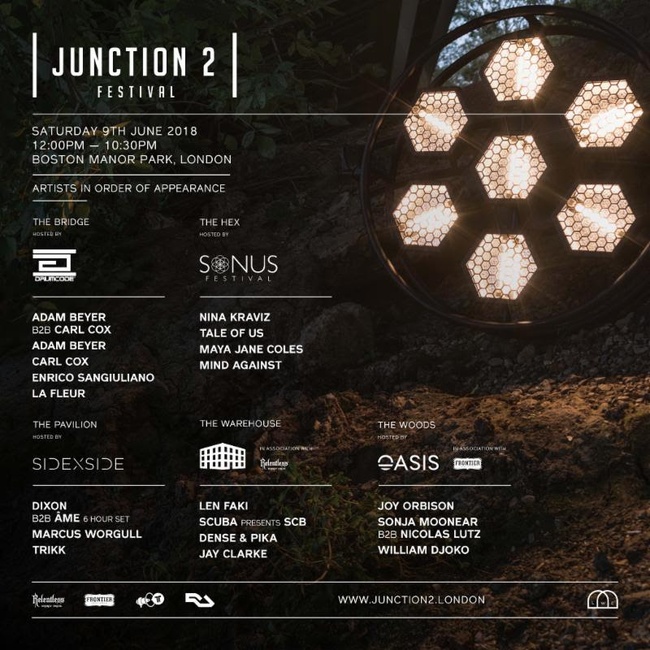 JUNCTION 2 REVEAL FULL LINEUP AND STAGE SPLIT Pack London